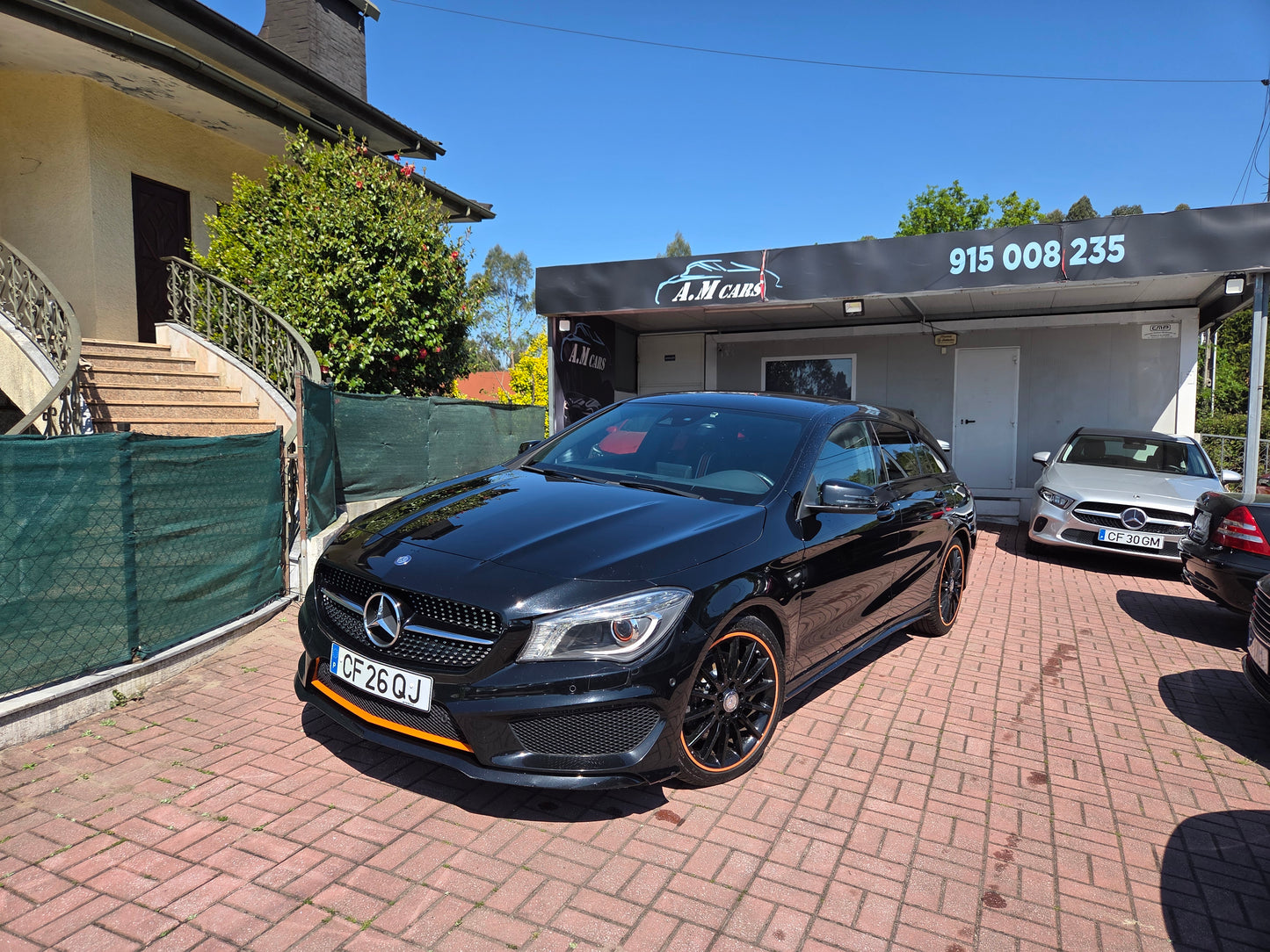 MERCEDES CLA 220D SHOOTING BRAKE ORANGE ART EDITION AMG LINE