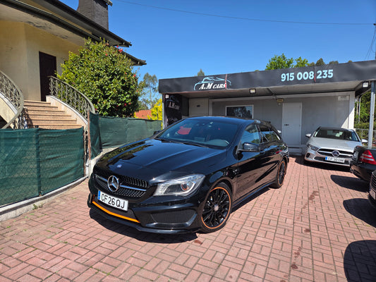 MERCEDES CLA 220D SHOOTING BRAKE ORANGE ART EDITION AMG LINE