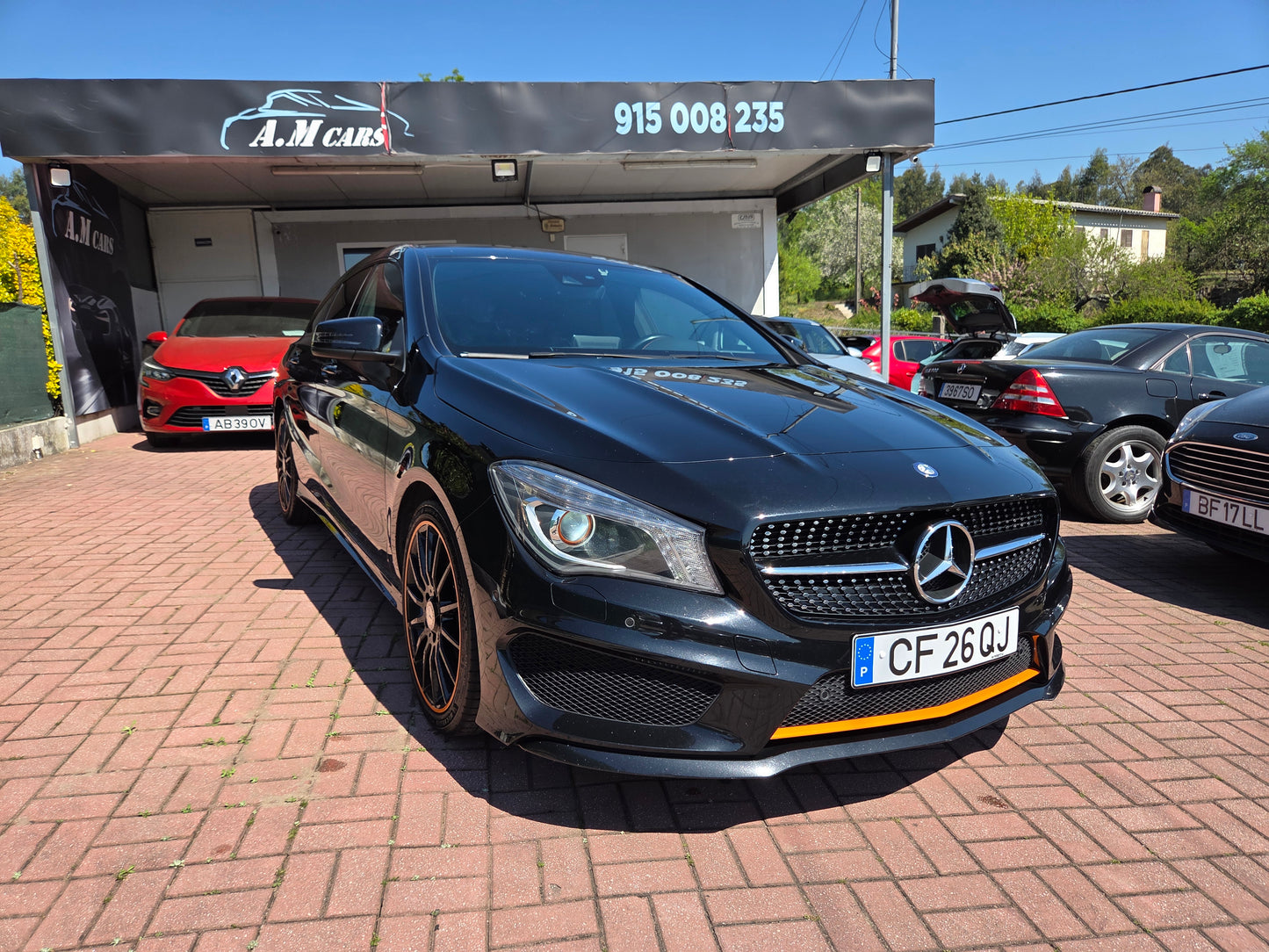 MERCEDES CLA 220D SHOOTING BRAKE ORANGE ART EDITION AMG LINE